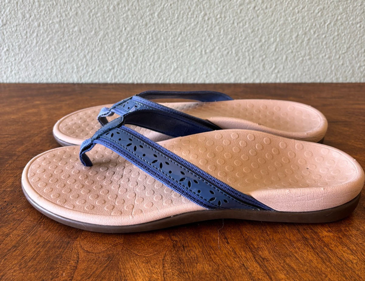 Womens Vionic Tide II Toe Post Sandal Comfort Orthotic Flip Flop – Size 9