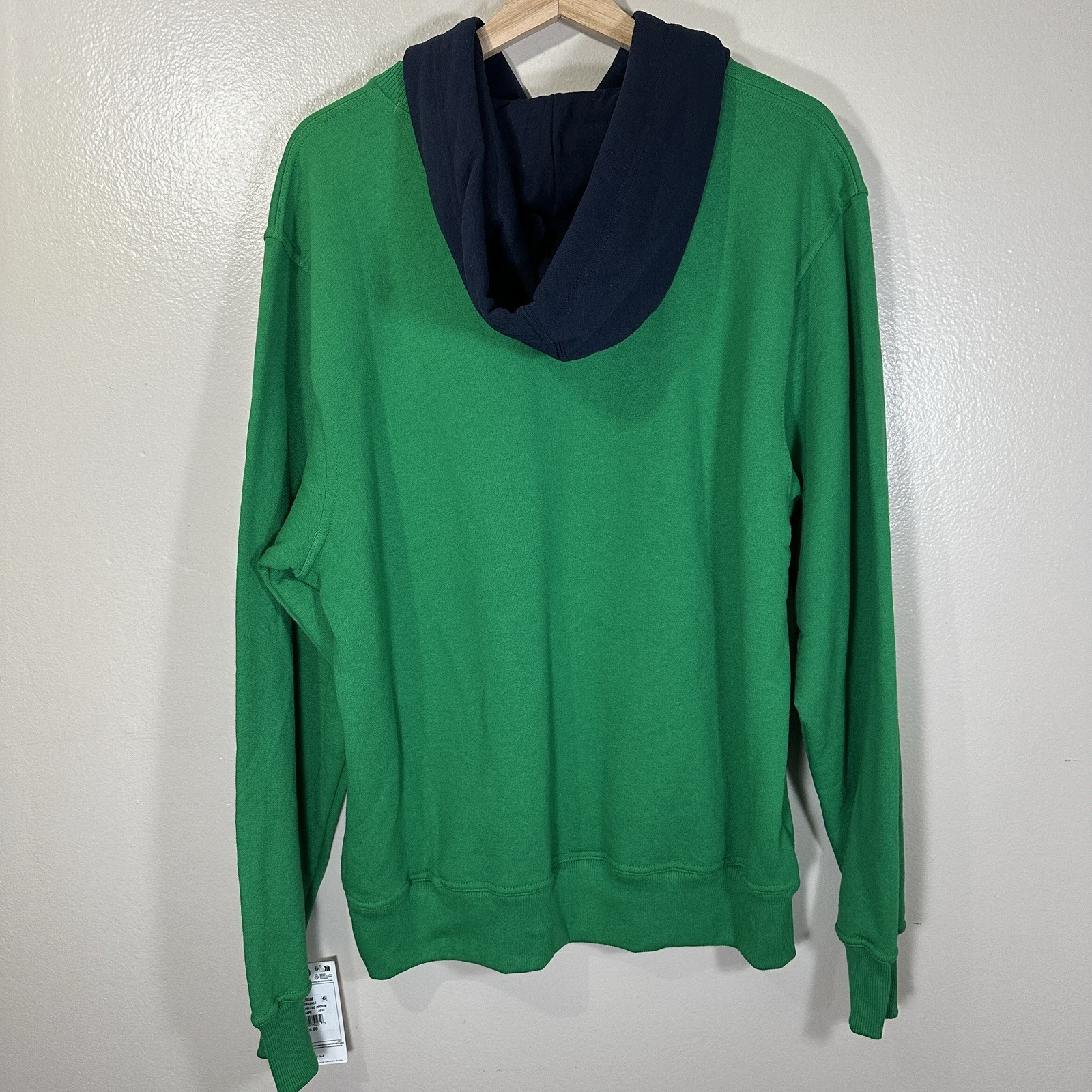 Champion Powerblend Fleece Mens Medium Green Long Sleeve Fleece Active Hoodie