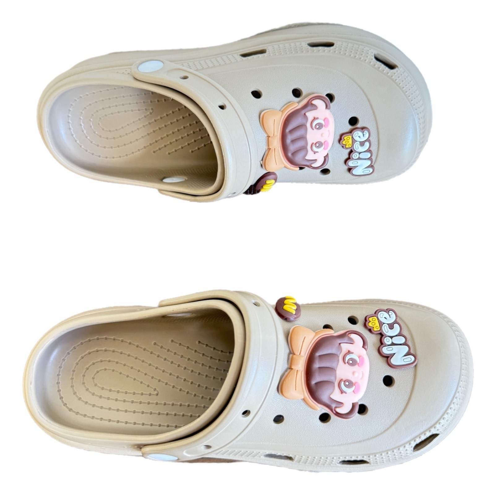 Women Platform Clogs Soft Sole Sandals NonSlip Cartoon charms Girl Slipper Shoes