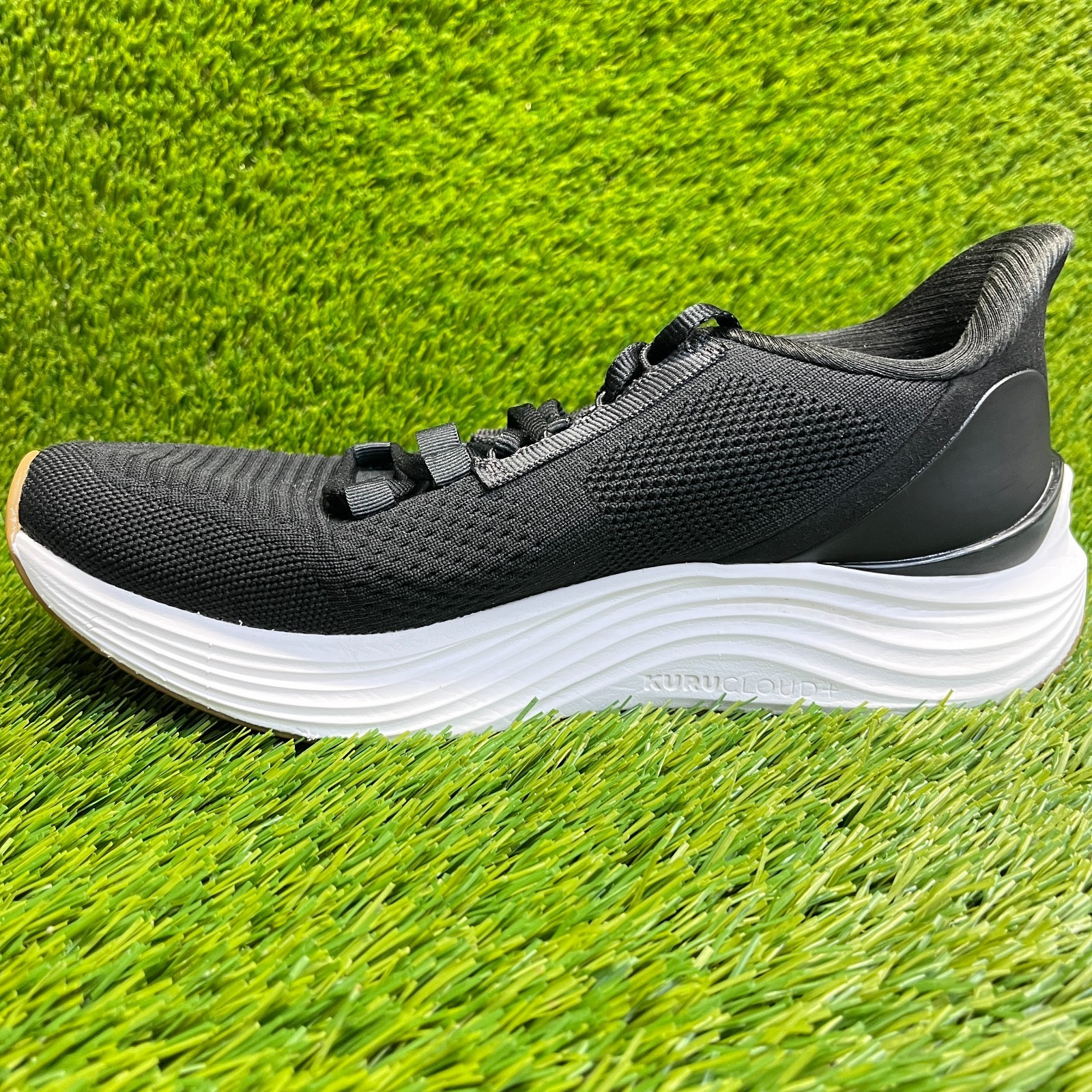Kuru Atom 2 Womens Size 9 Black White Athletic Running Walking Shoes Sneakers