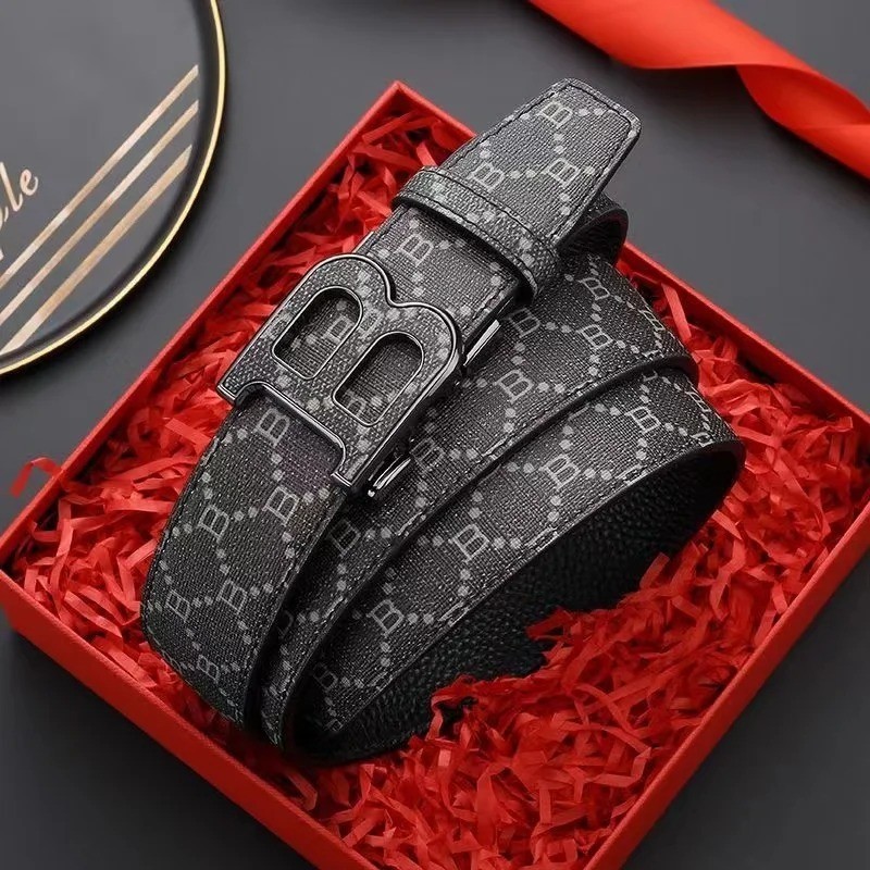 New Width 38mm Luxury Vintage Designer Brand Business Men Belt High Quality Male