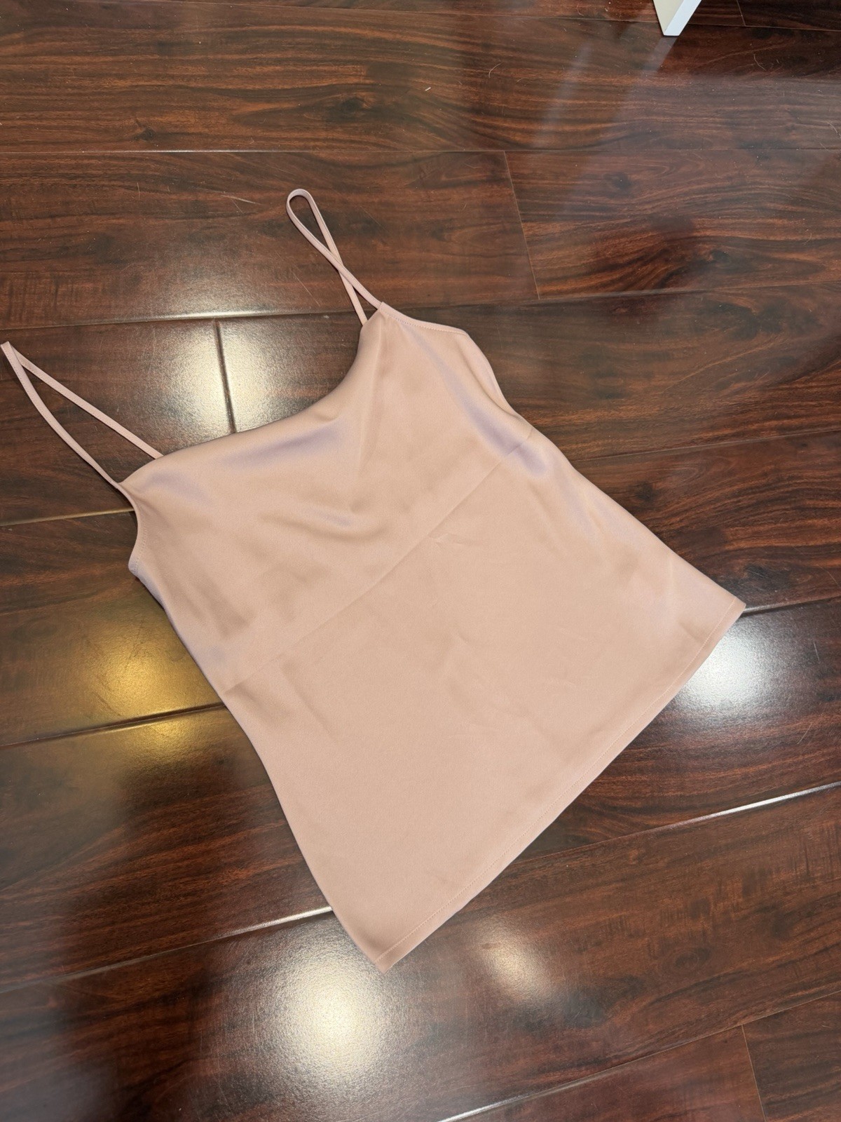 EXPRESS satin cowl neck cami blushing mauve XS women’s