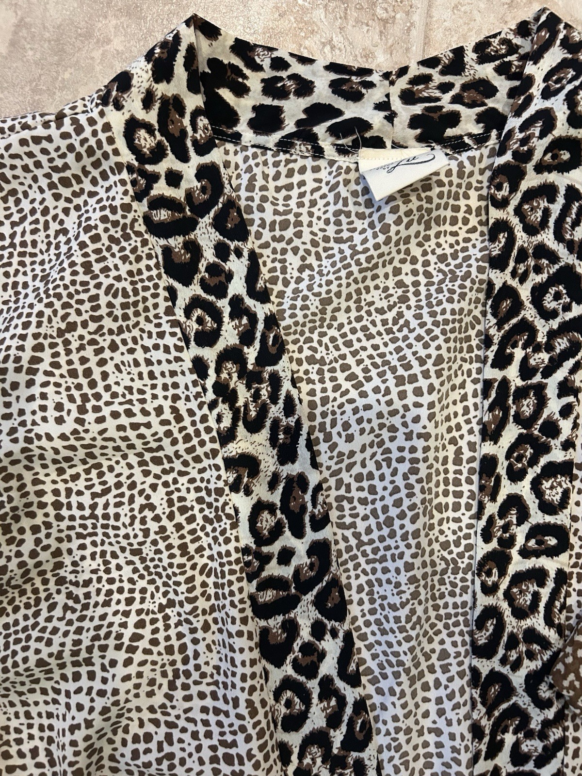 Tiger And Leopard Print Kimono