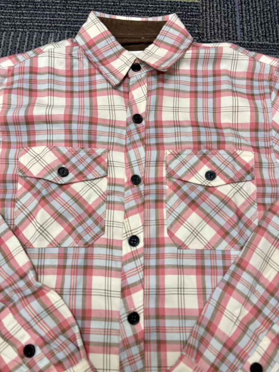 Long Sleeve Button Shirt Men’s Size 2XL Flannel Cotton Blend