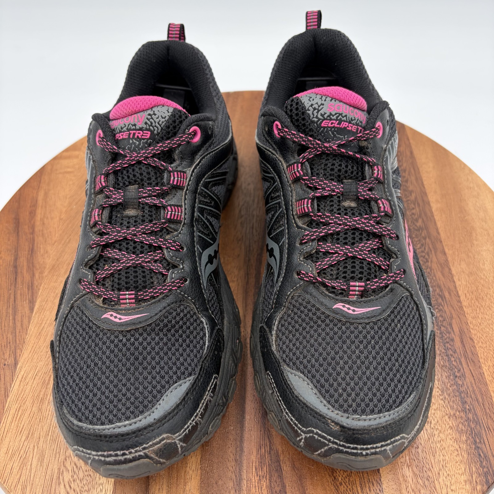 Size 11 – Saucony Grid Eclipse TR 3 Black/ Pink Women’s Running Sneakers