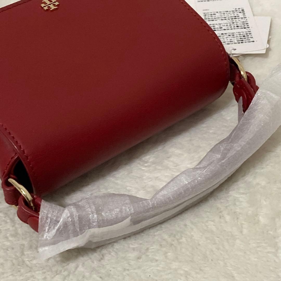 Tory Burch 2way mini shoulder bag pochette red