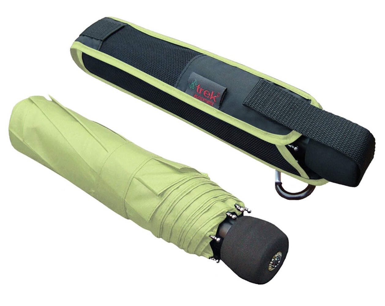 EuroSCHIRM Light Trek Automatic Umbrella (Light Green) Trekking Hiking