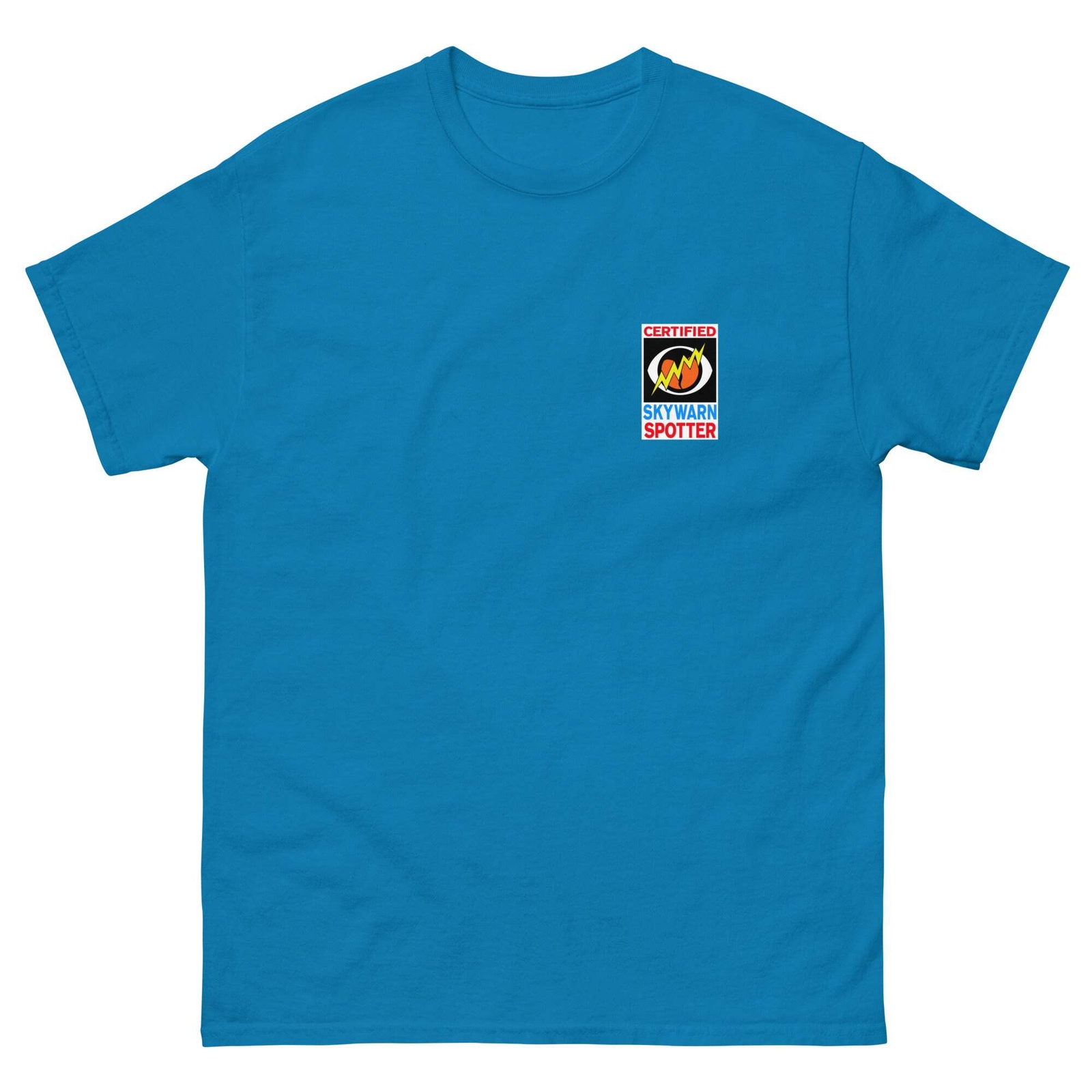 Skywarn Spotter Eye Gildan 5000 Unisex T-shirt Ham Radio Weather