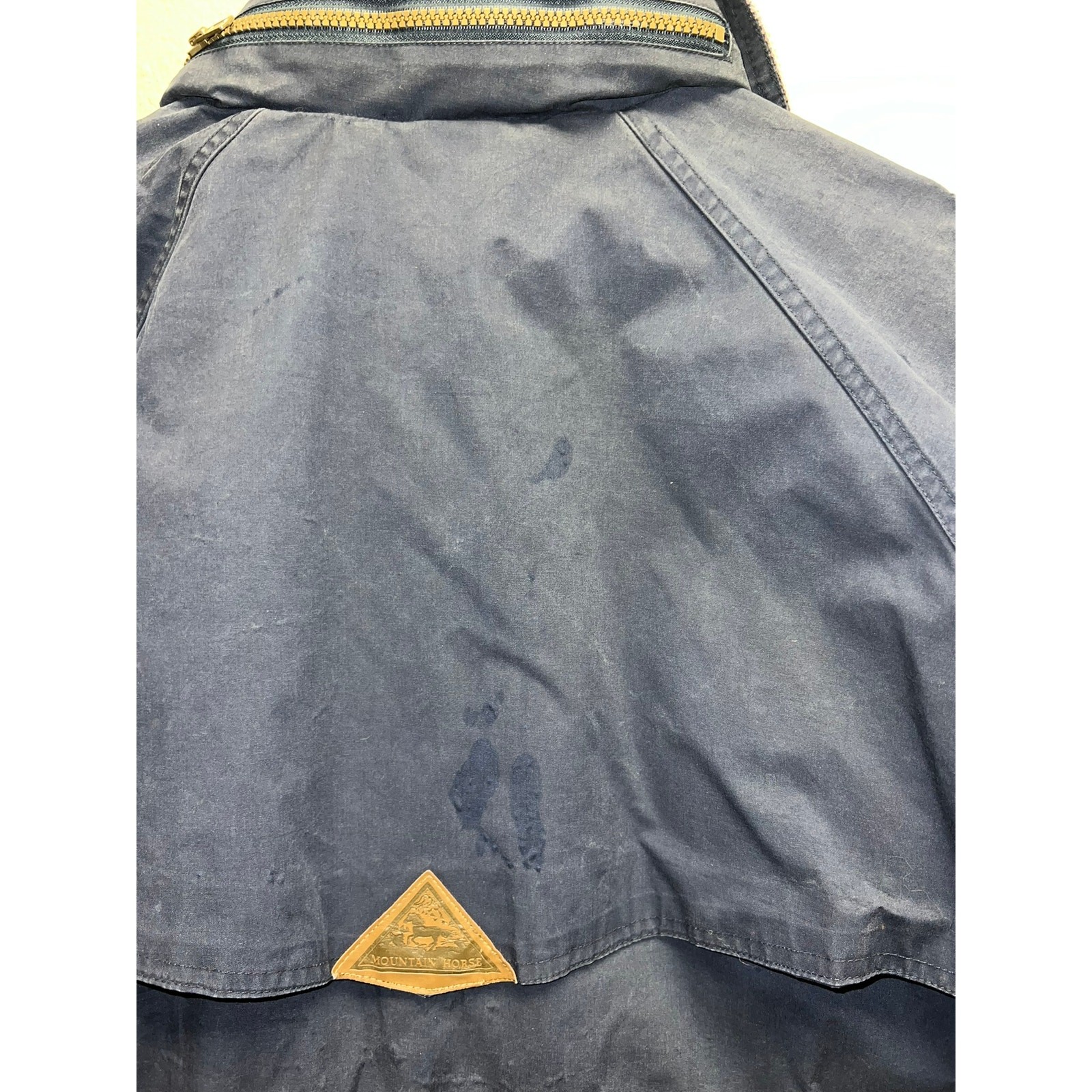 Vintage Womens Mountain Horse Jacket Techinal Riding Wear Blue VTG Small