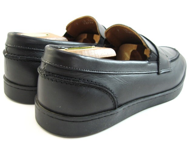Allen Edmonds “RANDOLPH” Leather Penny Loafer Dress Sneakers 9 EEE Black (488N)
