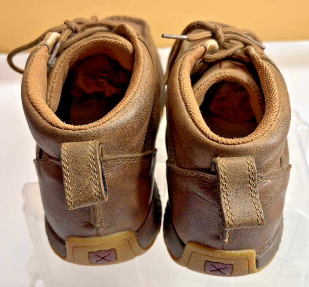 Twisted X Chukka Driving Moc Bomber Men’s Size 9 M Light Brown Shoes MXC0001