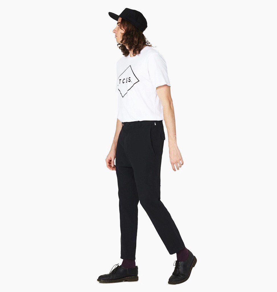 NWT MENS TCSS SKIDS PANT $99 28 Phantom standard fit cropped tapered leg