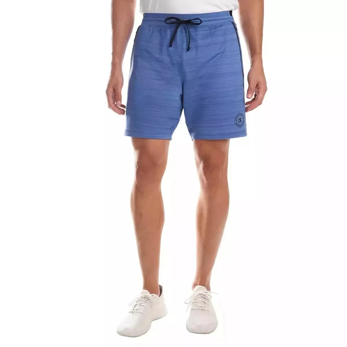 Champion Men’s Soft Comfort Stretch Athletic Active Zippered Pockets Shorts