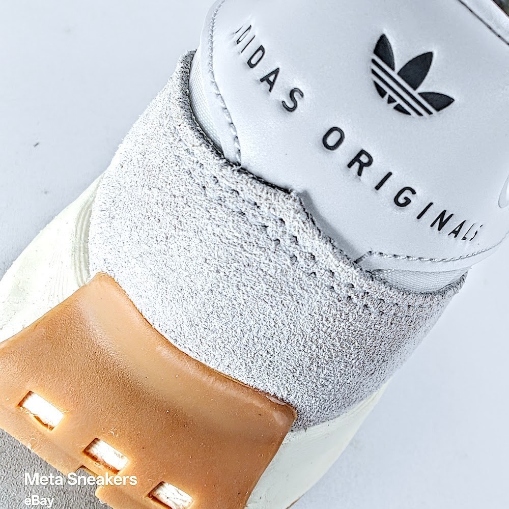 Adidas US 10 Men’s White Silver Gum Boost Retro Runner Retropy E5 H03075 New