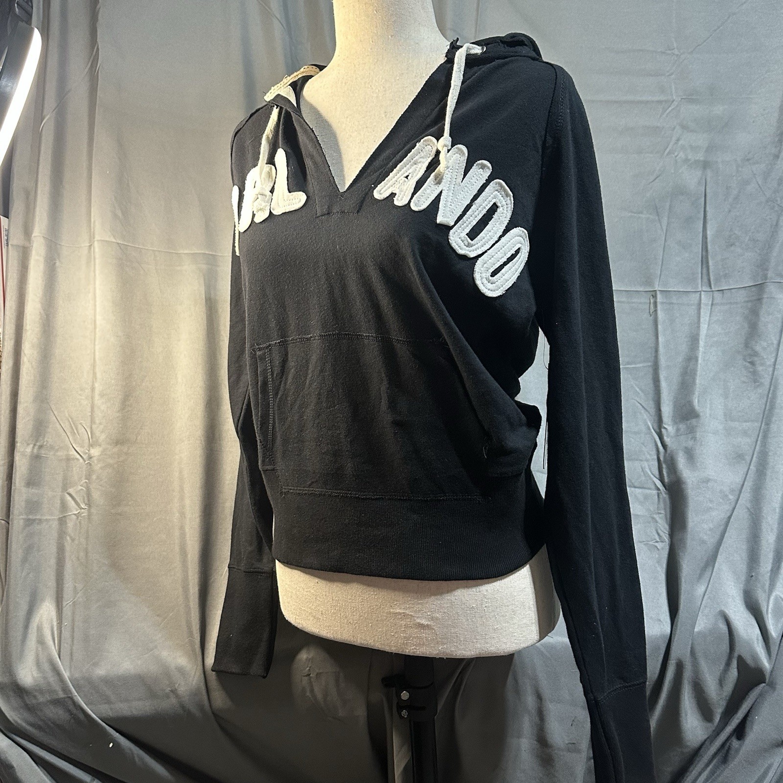 Orlando Sweatshirt U.S. Apparel Women’s Size Medium Black White