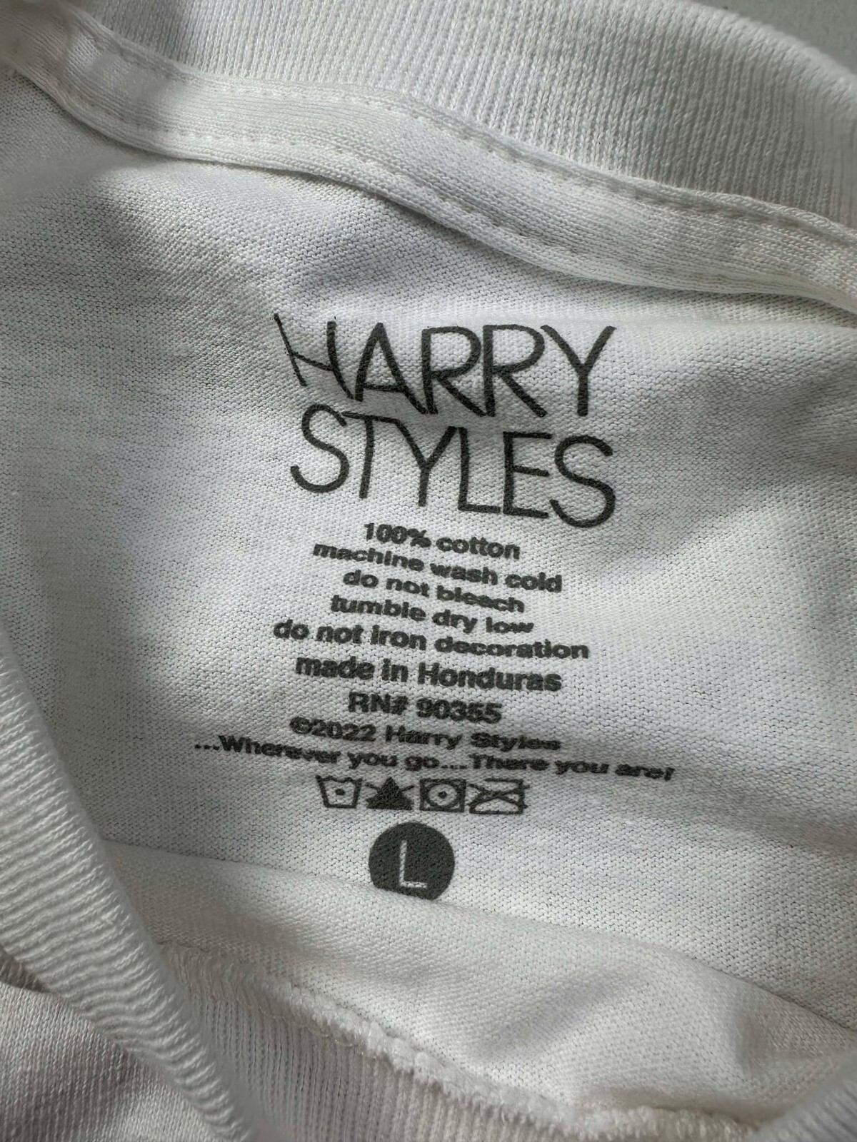 Harry Styles Love On Tour Bubbles White T-Shirt