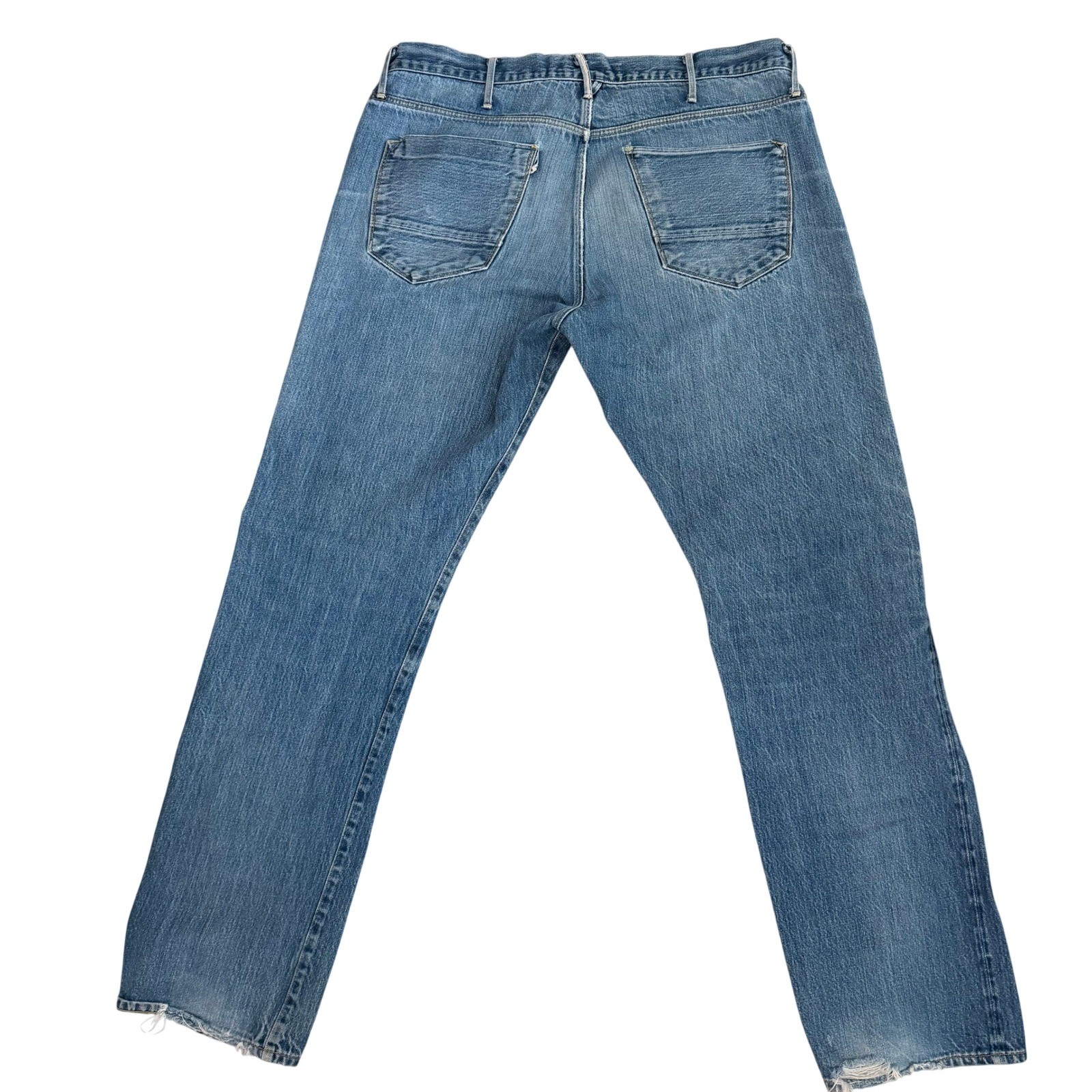 3×1 M4 Mens Blue Selvedge Denim Straight Leg Jeans Made in USA Size 38