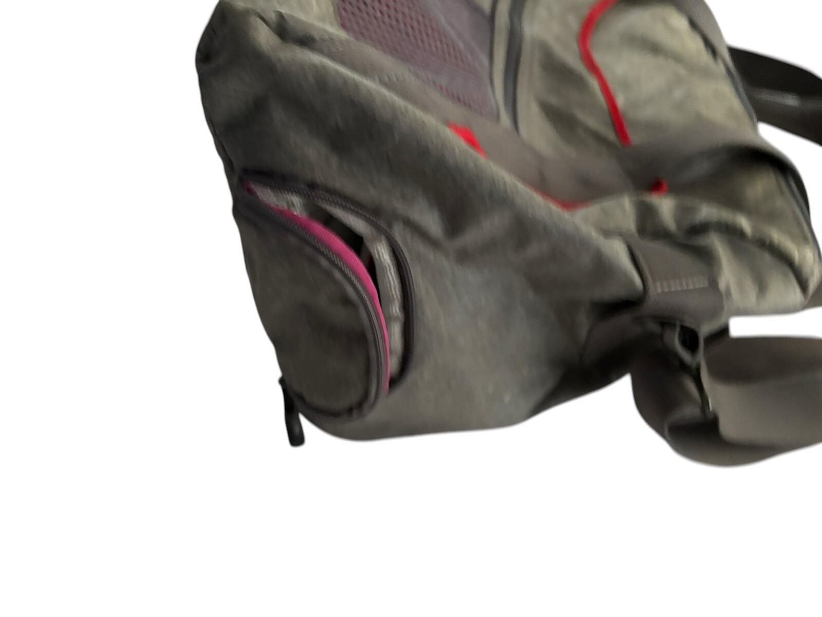 OAKLEY WOMEN’S PERFORMANCE DUFFEL GRIGIO SCURO TRAVEL BAG ZIPPER Gray Pink
