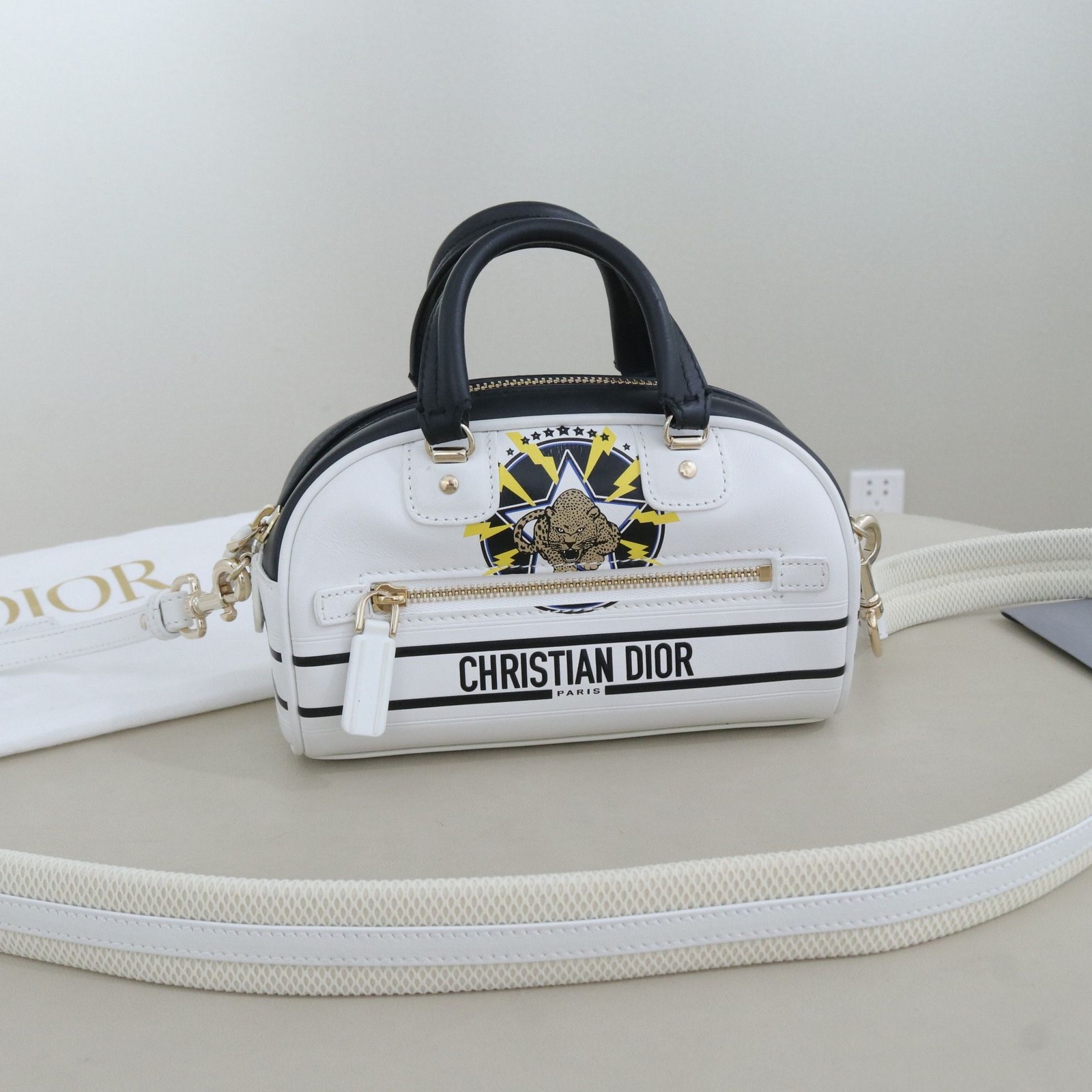 Dior Pre-Owned Authentic Bowling Bag Free Tracked Shipping