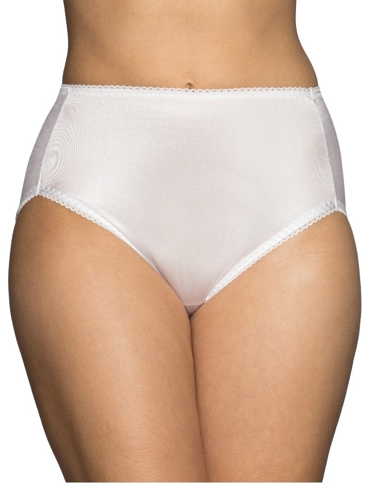 Vanity Fair Radiant S/5 Womens Small Hi-Cut Underwear Panties 3-Pair Silky Nylon