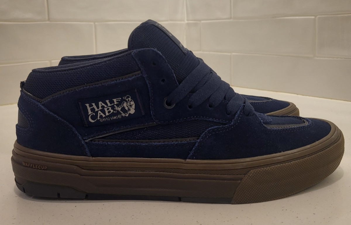 Vans Skateboarding Skate Half Cab Wafflecup Navy Dark Gum Men’s size 9 Half Cab
