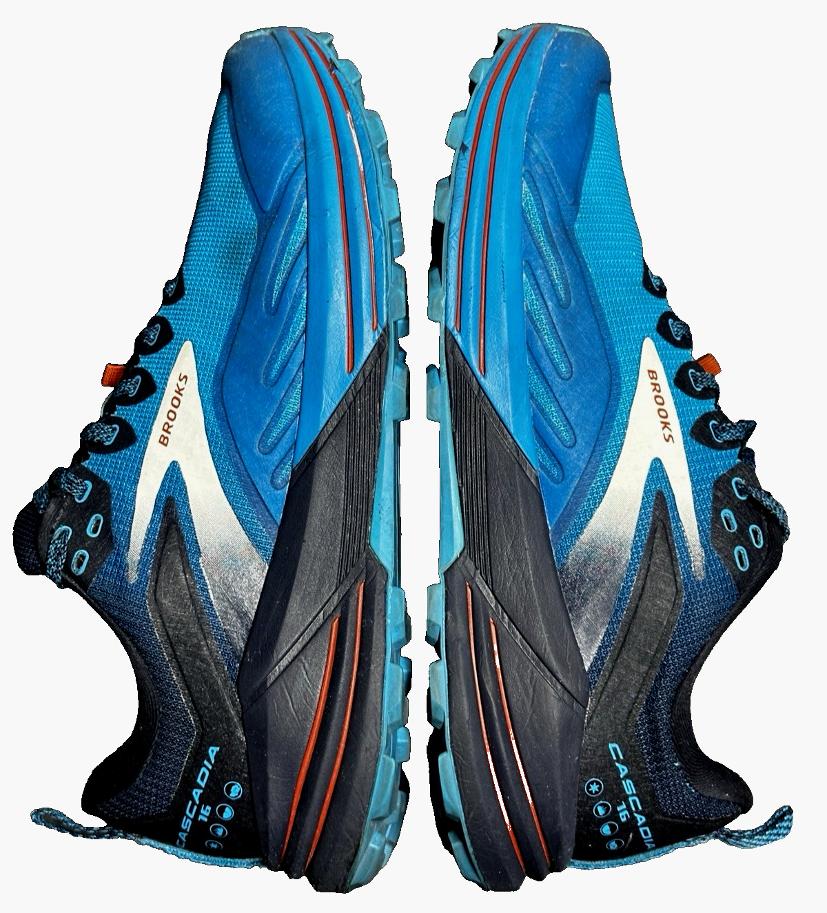 Brooks Cascadia 16 Trail Running Sneakers Men’s SZ: 11 Blue Black -Used
