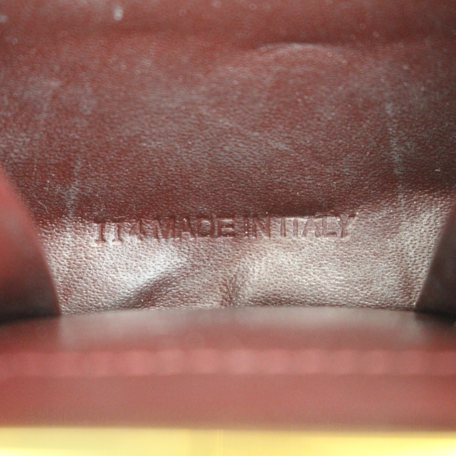 Cartier Vintage Coin Case Gama-guchi Leather Bordeaux Burgundy Coin Case 114