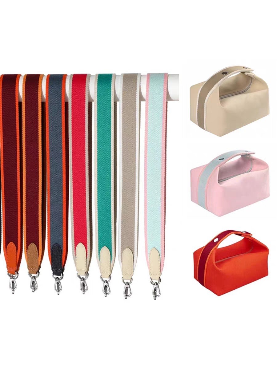 Canvas Strap No Brand Replacement Bag Strap Fit For Hermes Bride-A-Brac Case