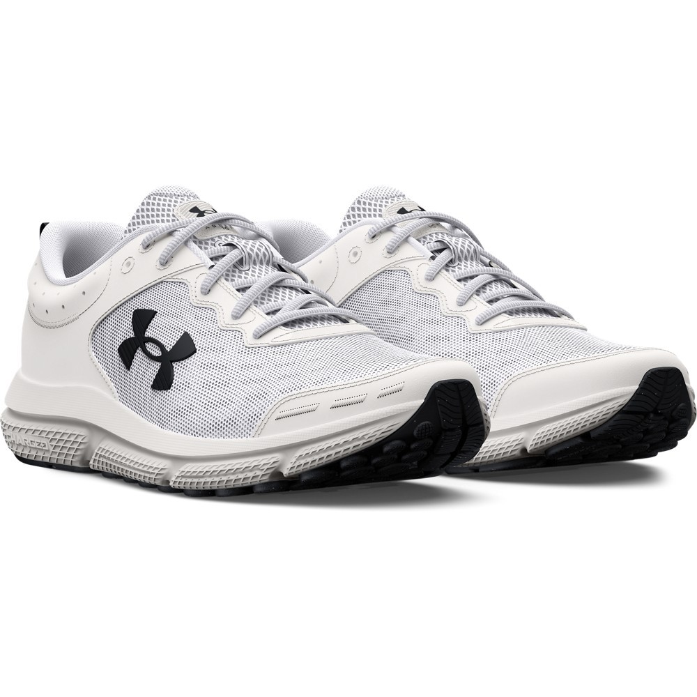 UA 3026175 Men’s Charged Assert 10 Running Shoes – White/Black – Size 8.5