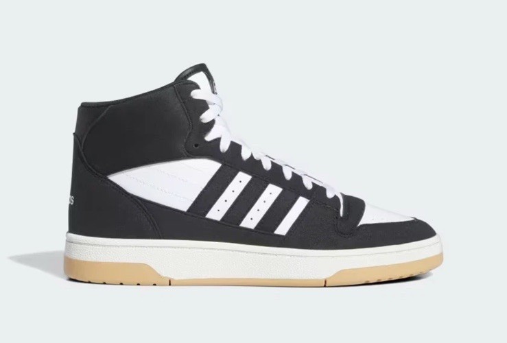 NEW Adidas Break Start Mid Basketball Sneakers Shoes Black White Men’s Size 11