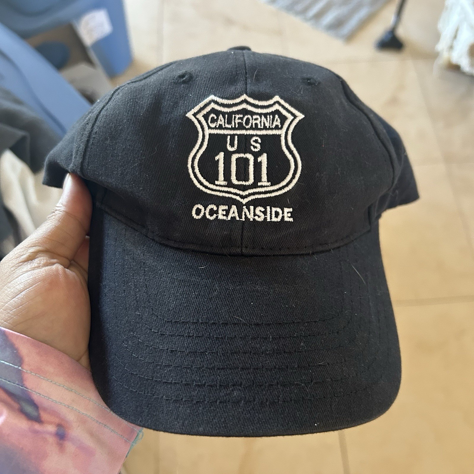 Oceanside California Vacation Merchandise Top Adjustable Hat