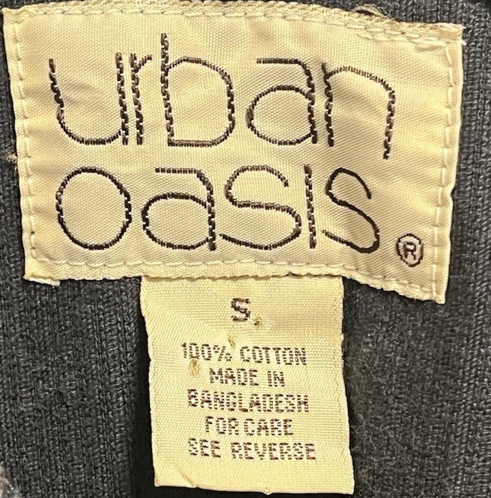 Vintage Y2K 90s Urban Oasis Gray Corduroy Jumper Dress Buttons Pockets Size S