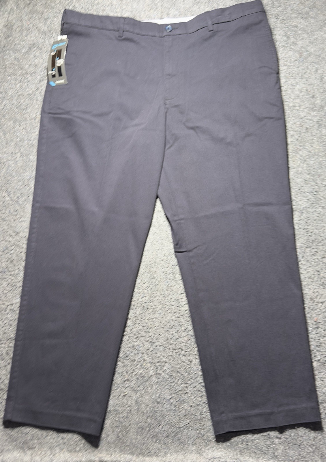 Savane Performance Chino Mens 42×29 Blue Straight Legs Casual Comfort Waist NEW