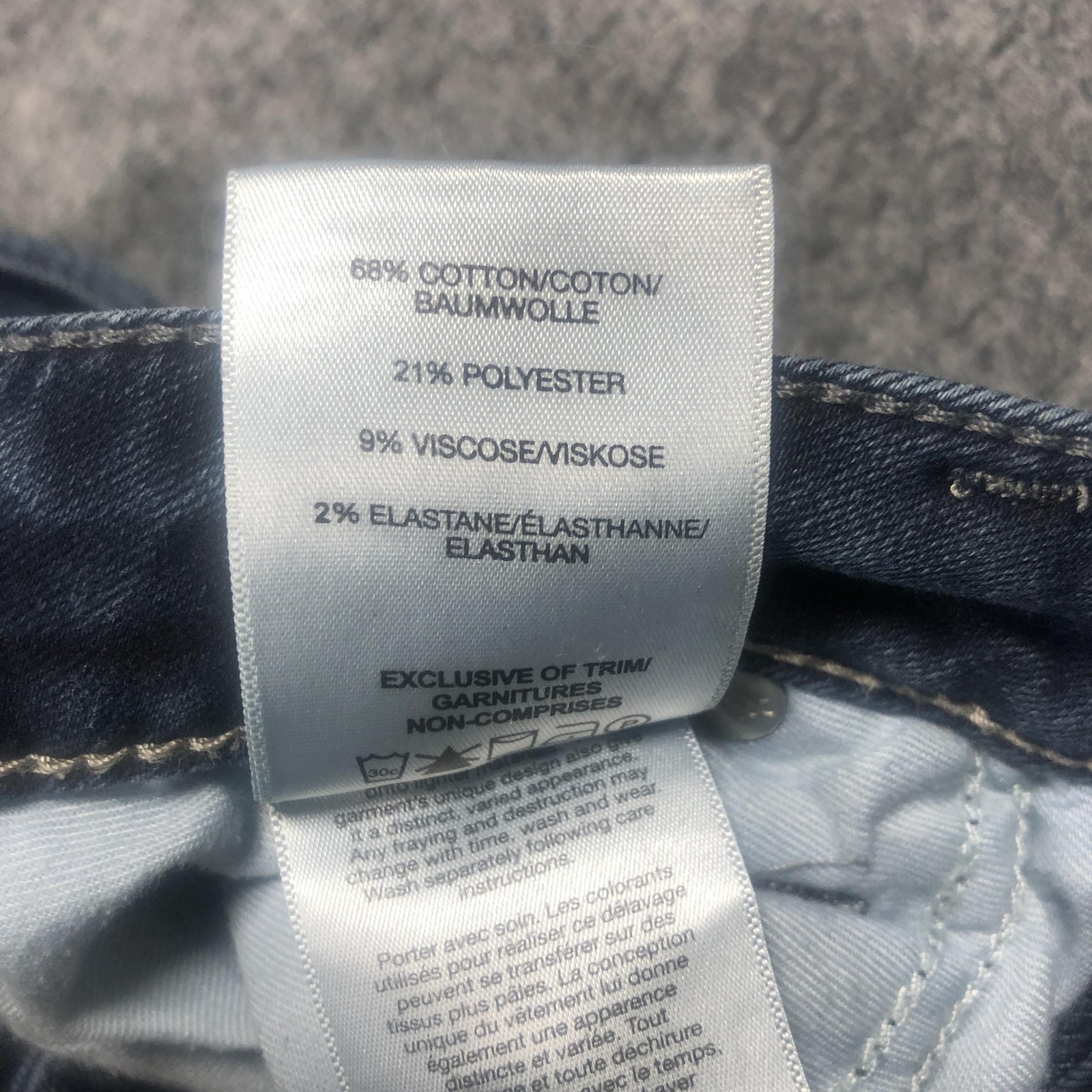Silver Jeans Co Suki Slim Boot Jeans Womens 12 Dark Wash Mid Rise Stretch Denim