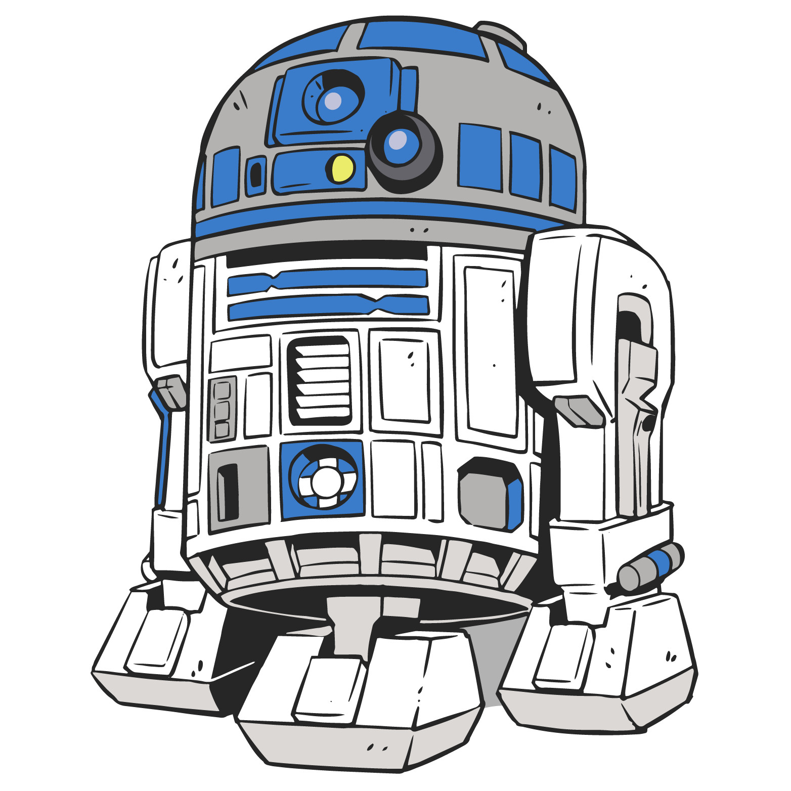 Star Wars R2D2 Embroidered Mens Polo XS-6XL, LT-4XLT New