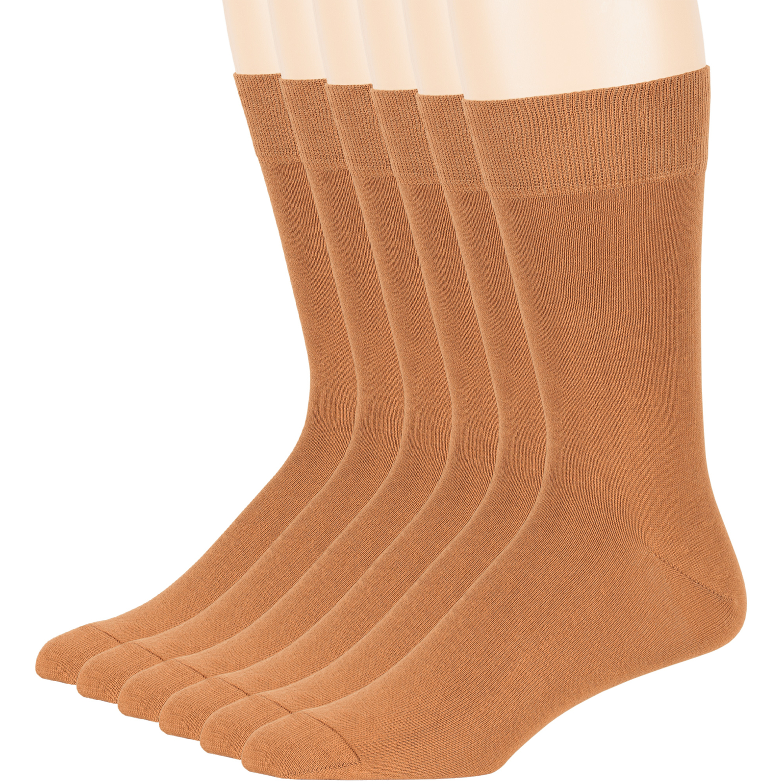 Men’s Cotton 4-6 Pack Dress Socks L/XL Black Brown Khaki Navy Grey Beige Burgund