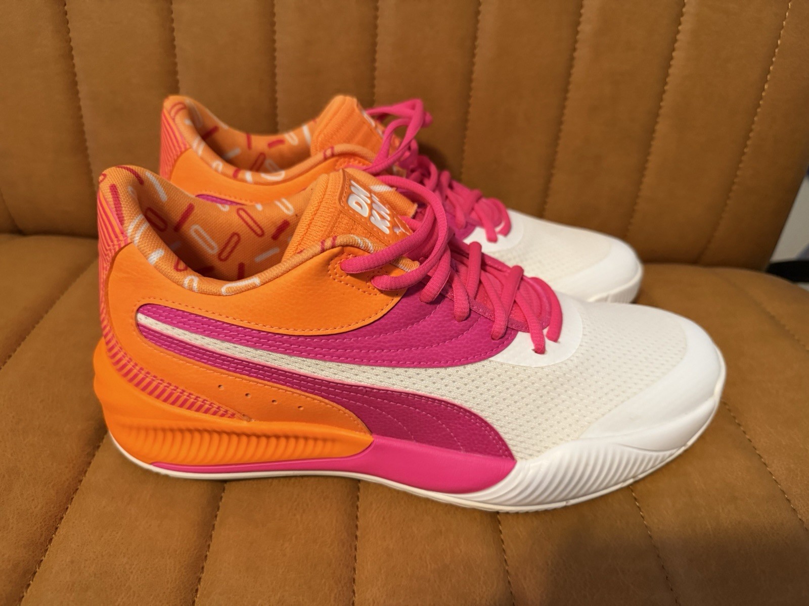 Size 9.5 – Dunkin’ Donuts x Puma Triple Basketball Iced Coffee Day