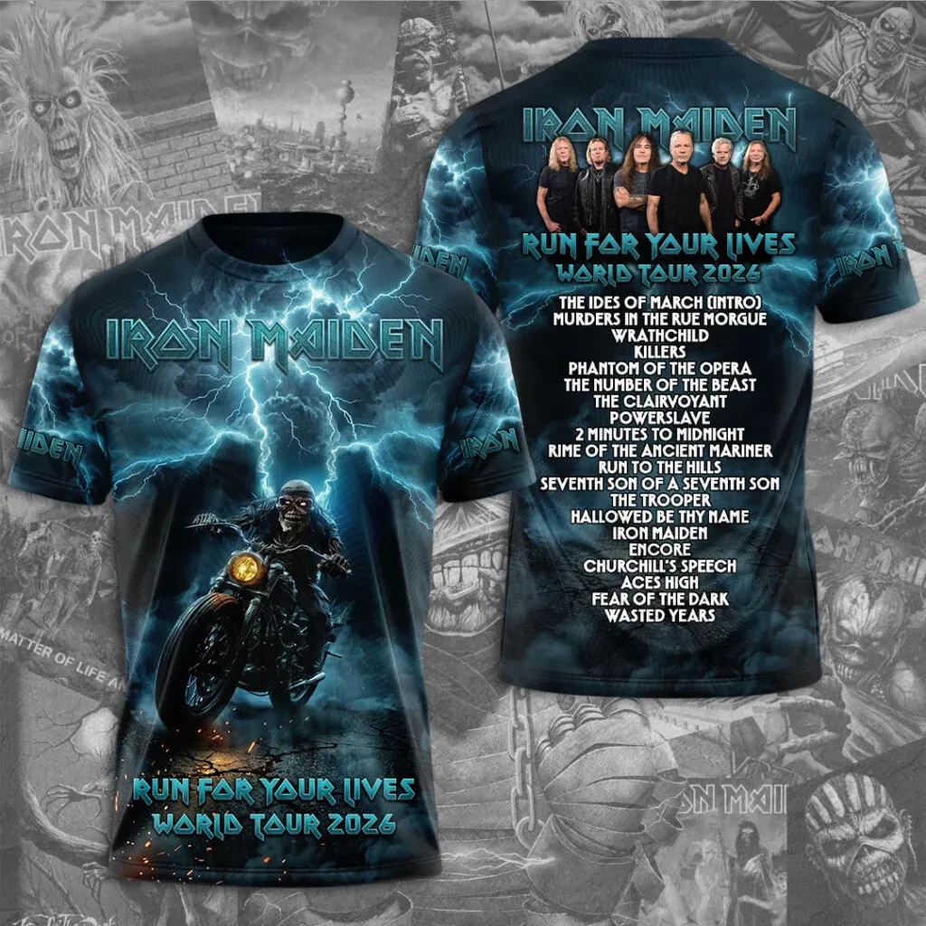 M.a.i.d.e.n 2026 World Tour 3D Apparel Tshirt