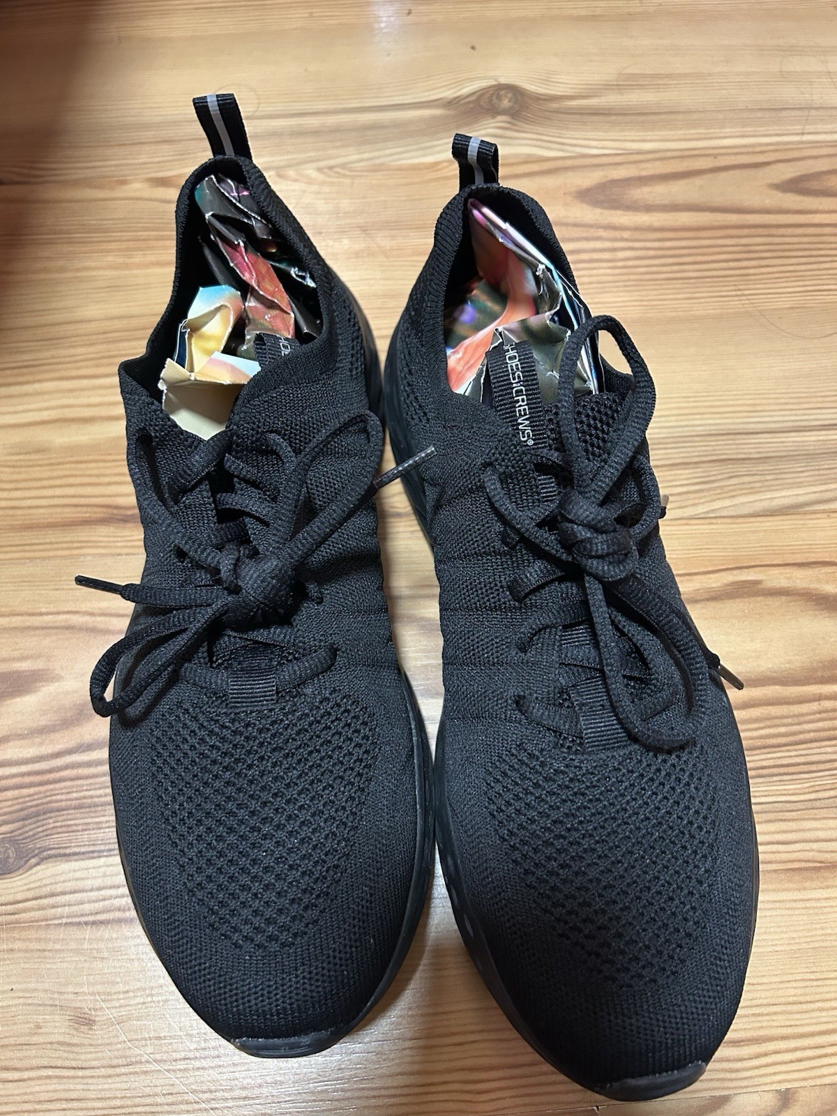 Shoes for Crews Non Slip Resistant Black Sneakers Size 8 (Men) 9.5 (Women)