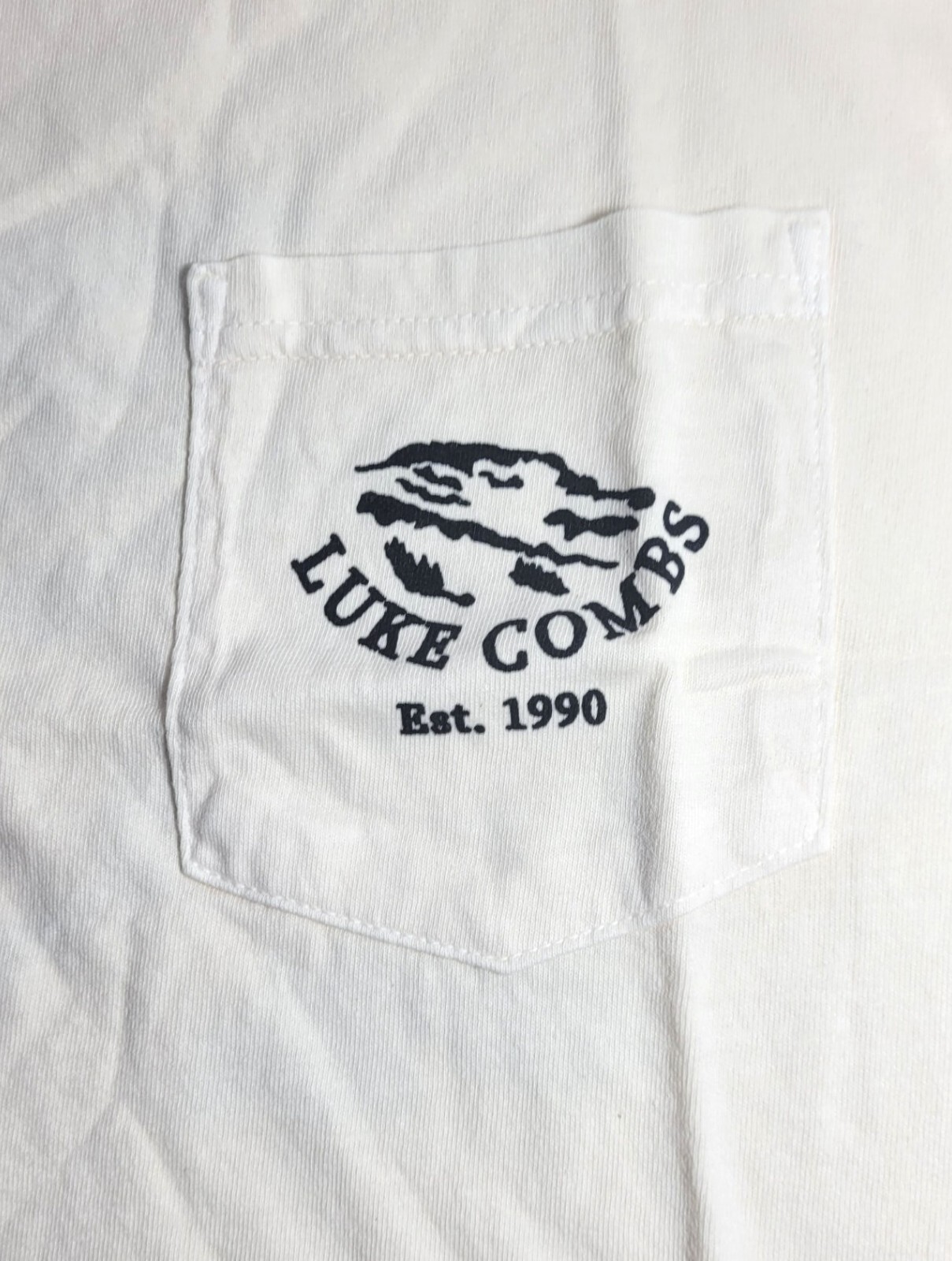 Luke Combs Growing Up & Getting Old Cotton Ring Spun T-Shirt – Ivory – L or XL