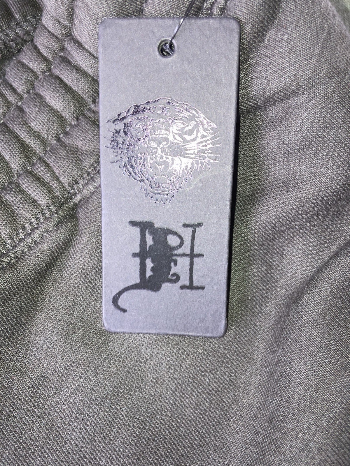 BRAND NEW! Ed Hardy Men’s Gray XL Sweatpants Drawstring Skull Graphic