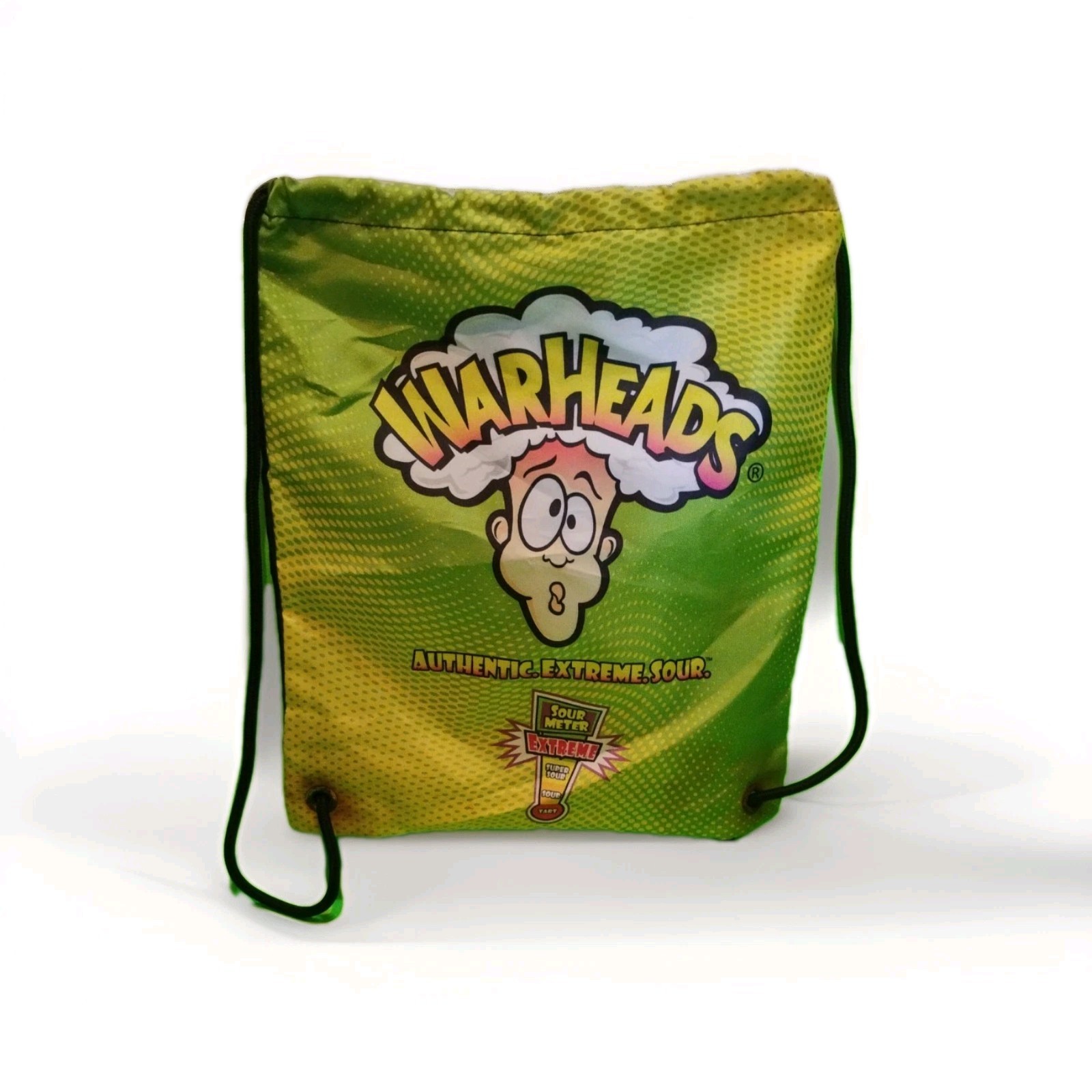 WARHEADS 🍬Extreme Sour Head Carry Tote Bag 🛍️Wally Warhead – See Details/Rare