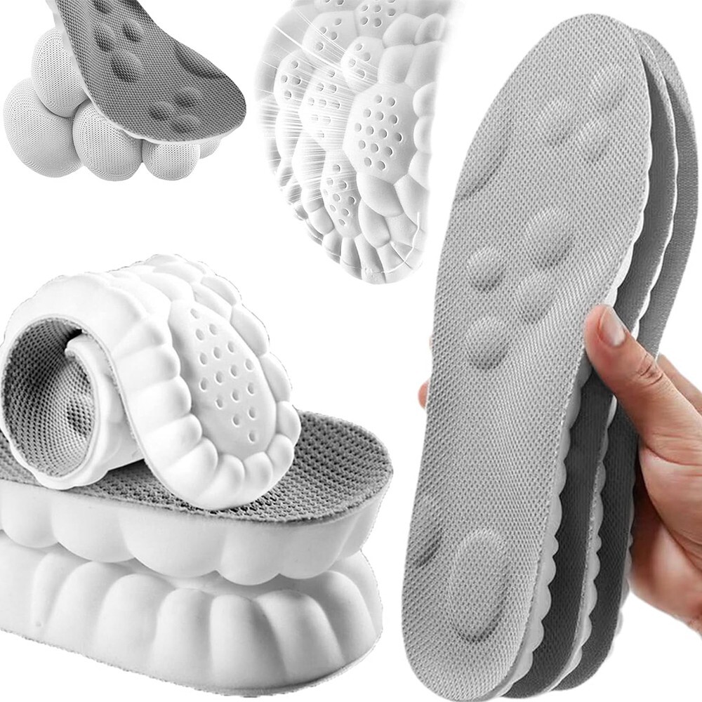 4D Massage Sports Insoles – Ultra Soft, Shock Absorption & Breathable Comfort US