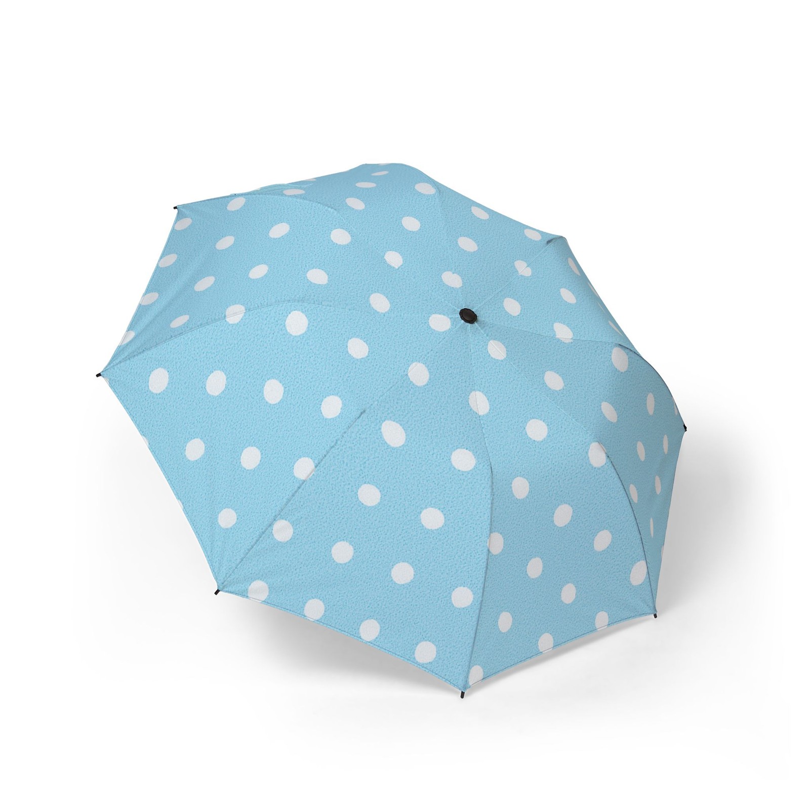 Polka Dot Foldable Umbrella – Stylish & Compact Design for Rainy Days