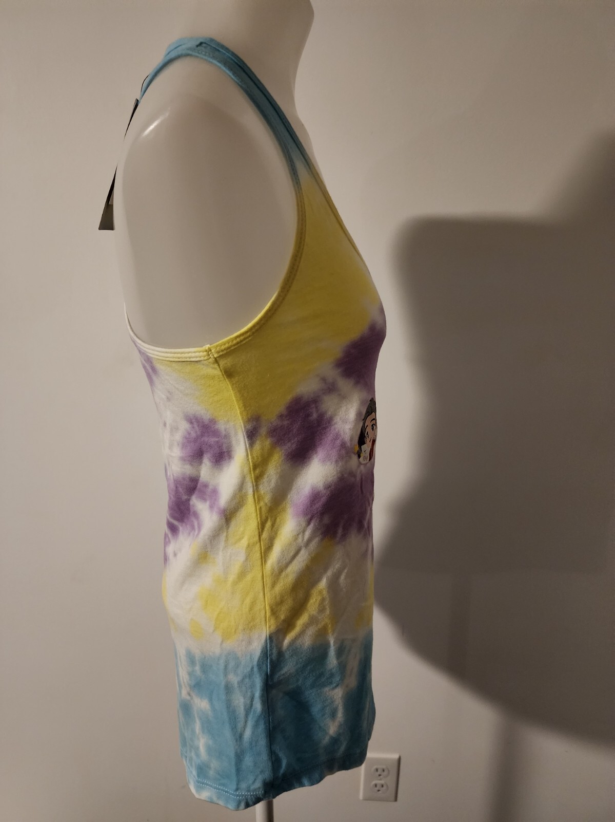 BRAND NEW Womens TinyTAN inpired by BTS Kpop Tye Dye Graphic Tank Top Sz L