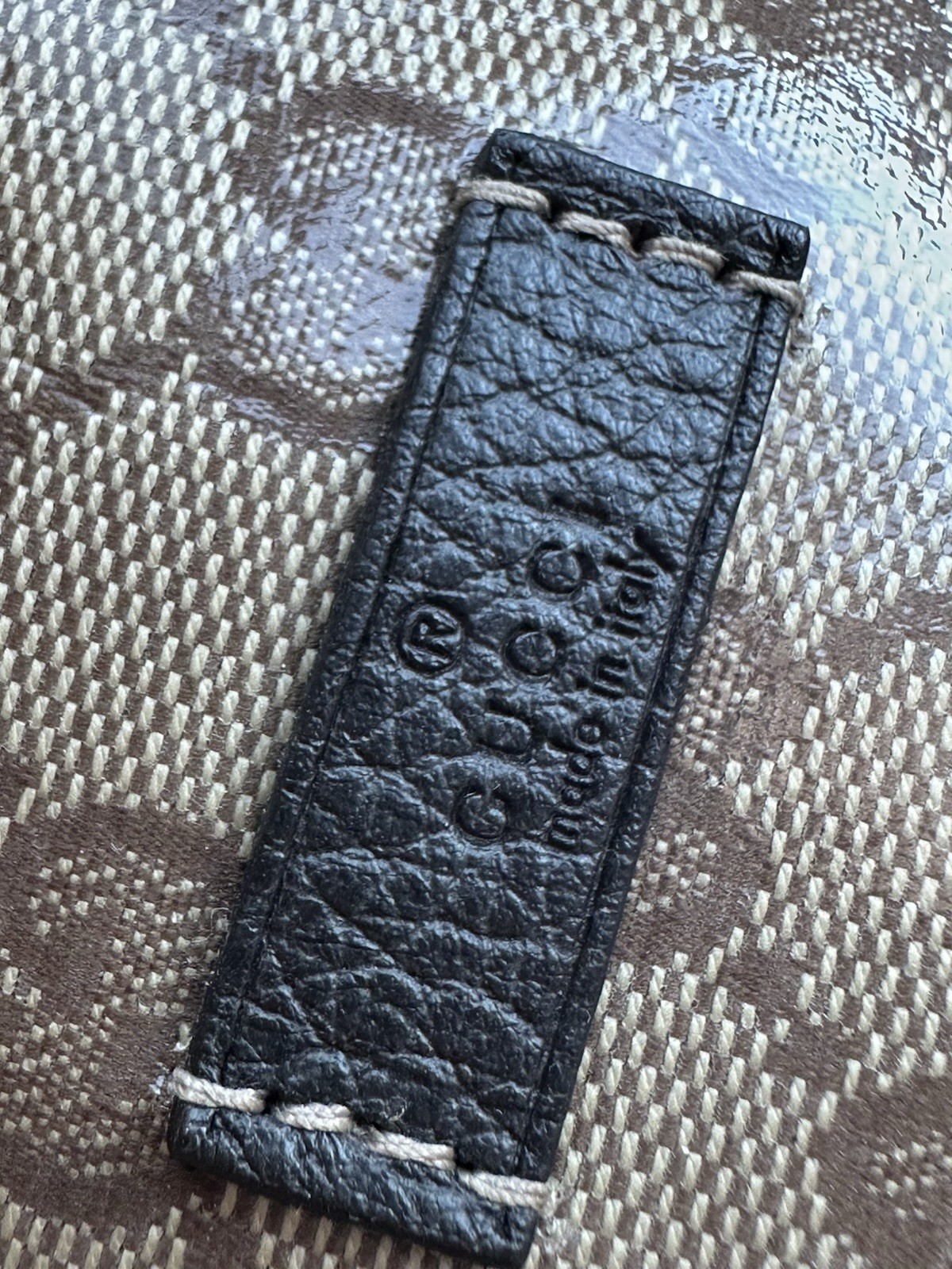Gucci Beige/Ebony GG Crystal Medium Joy Boston Bag