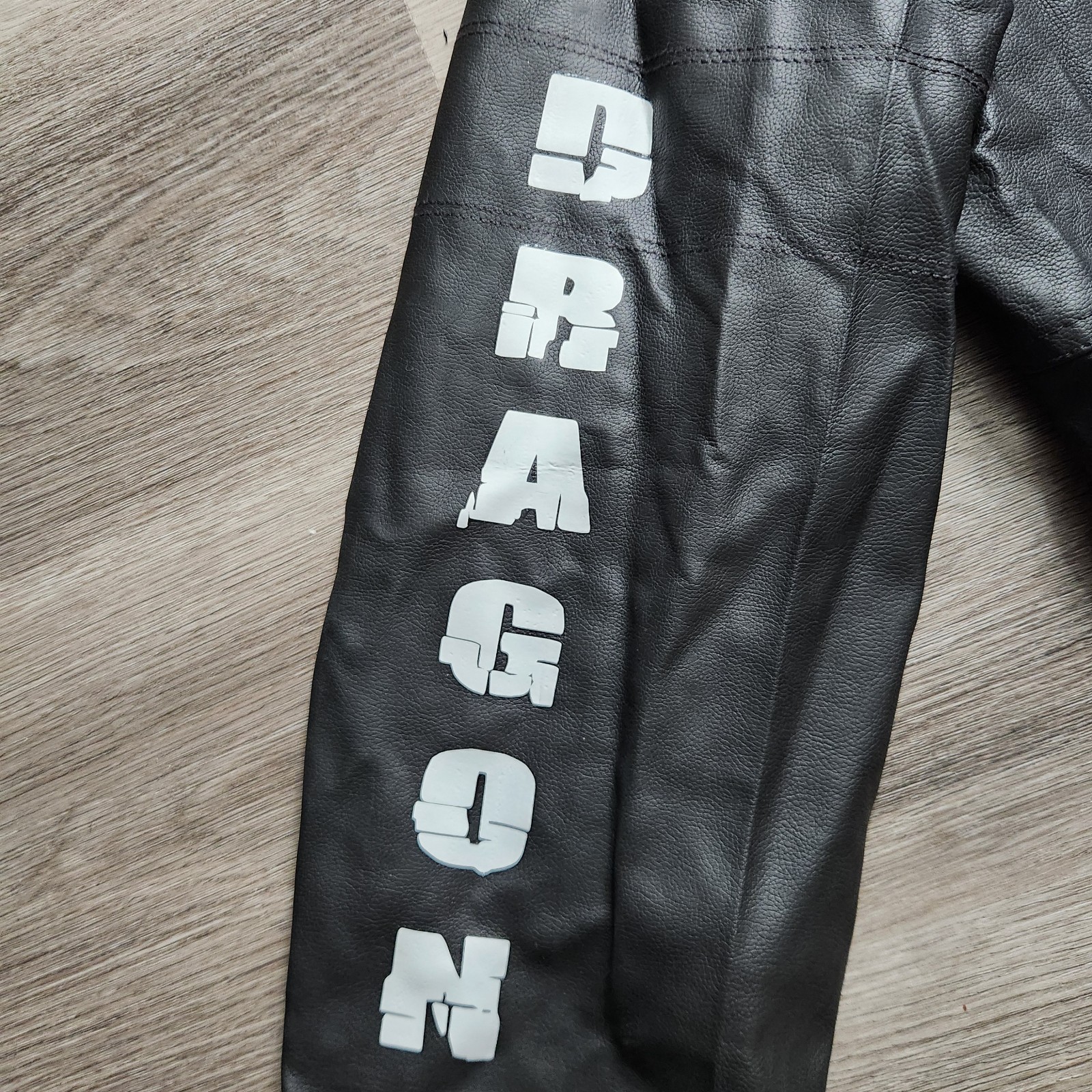 Dragon Ball Z – Shenron Dragon Faux Leather Hooded Jacket Youths Size Medium