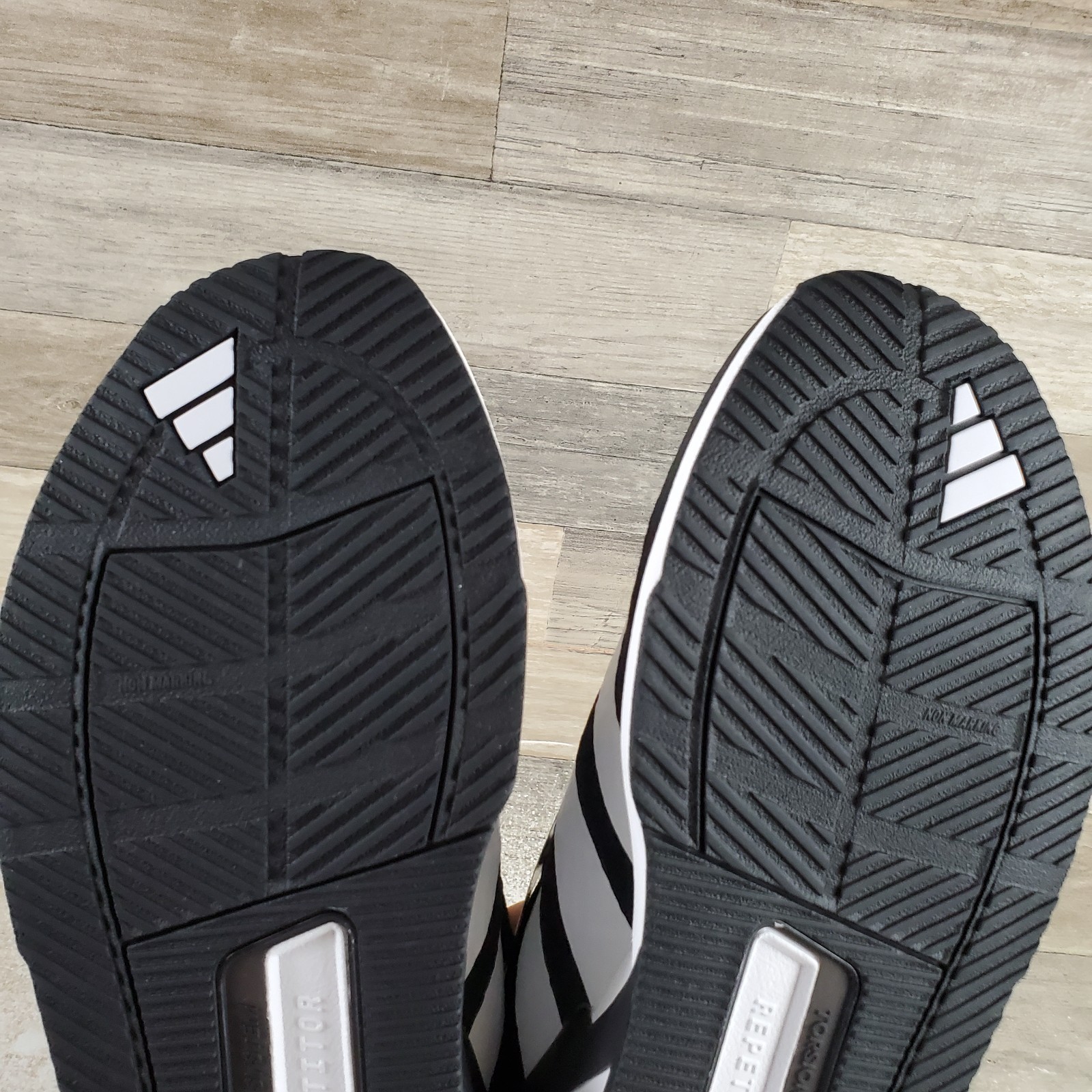 Adidas Dropset Control Mens Training Shoes Sz 13 Black White Lace Up Sneakers