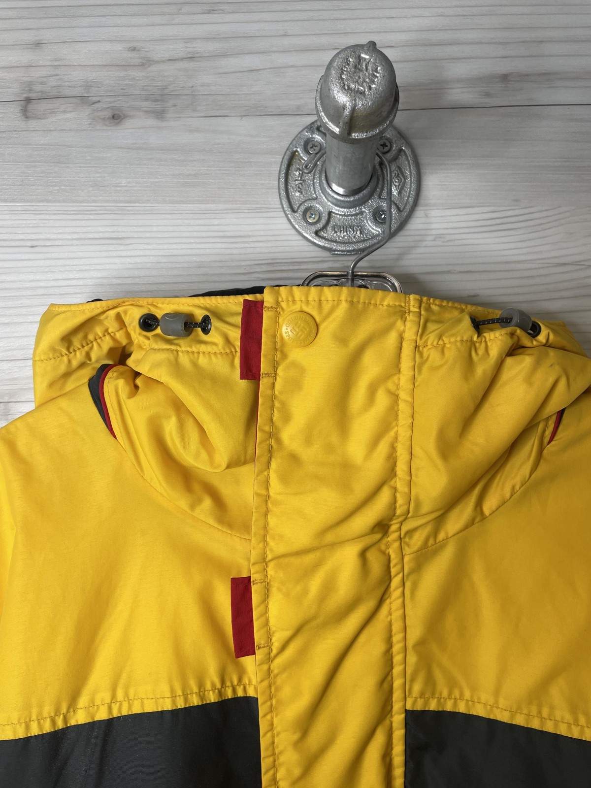 Vintage Columbia Jacket Mens Medium Hooded Pullover Outdoors Nylon 90s