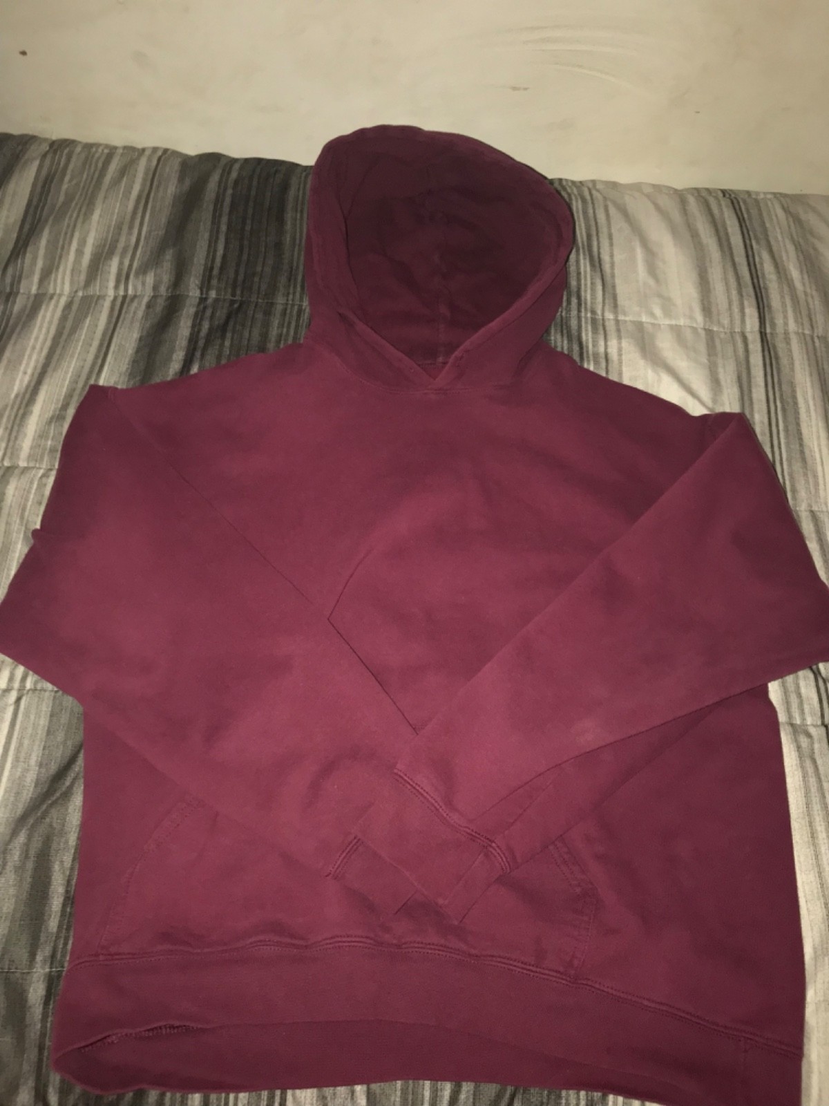 Red S BLANK Hoodie Brand Fairly worn nice comfy fit pullover hoodie